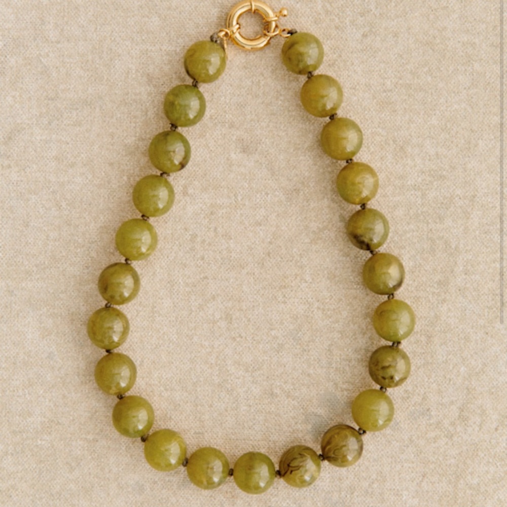 Sezane DANAE NECKLACE Green